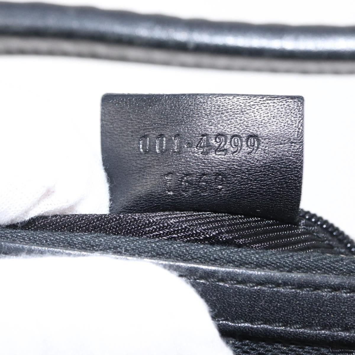 Gucci Vintage Shoulder Bag GG Canvas and Leather