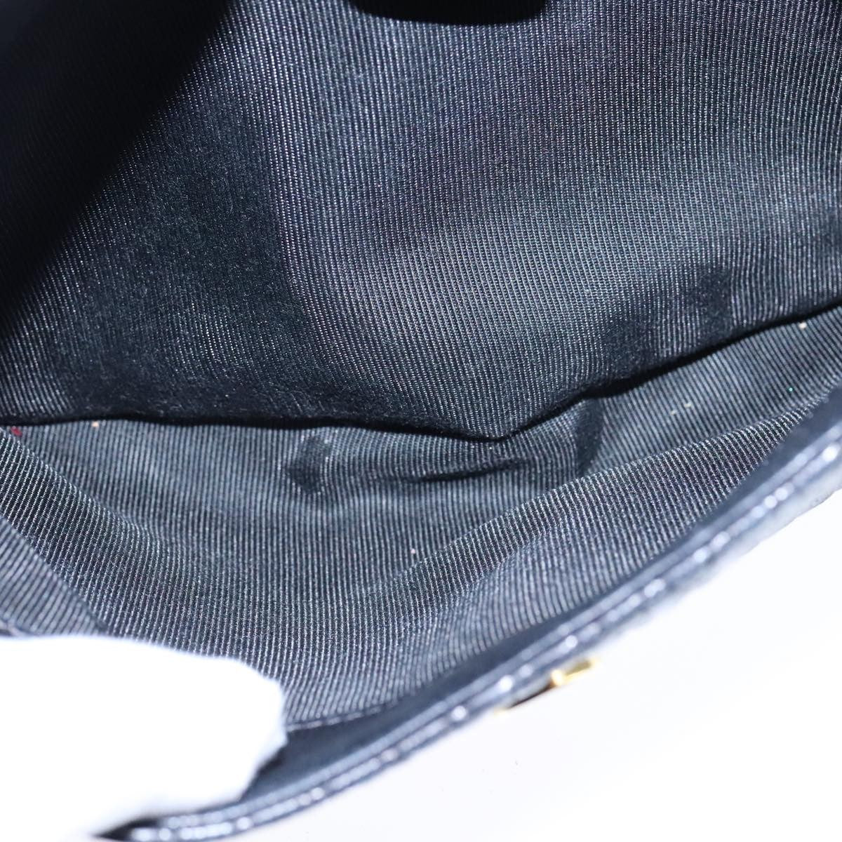 Bally Vintage Chain Shoulder Bag Quilted Leather