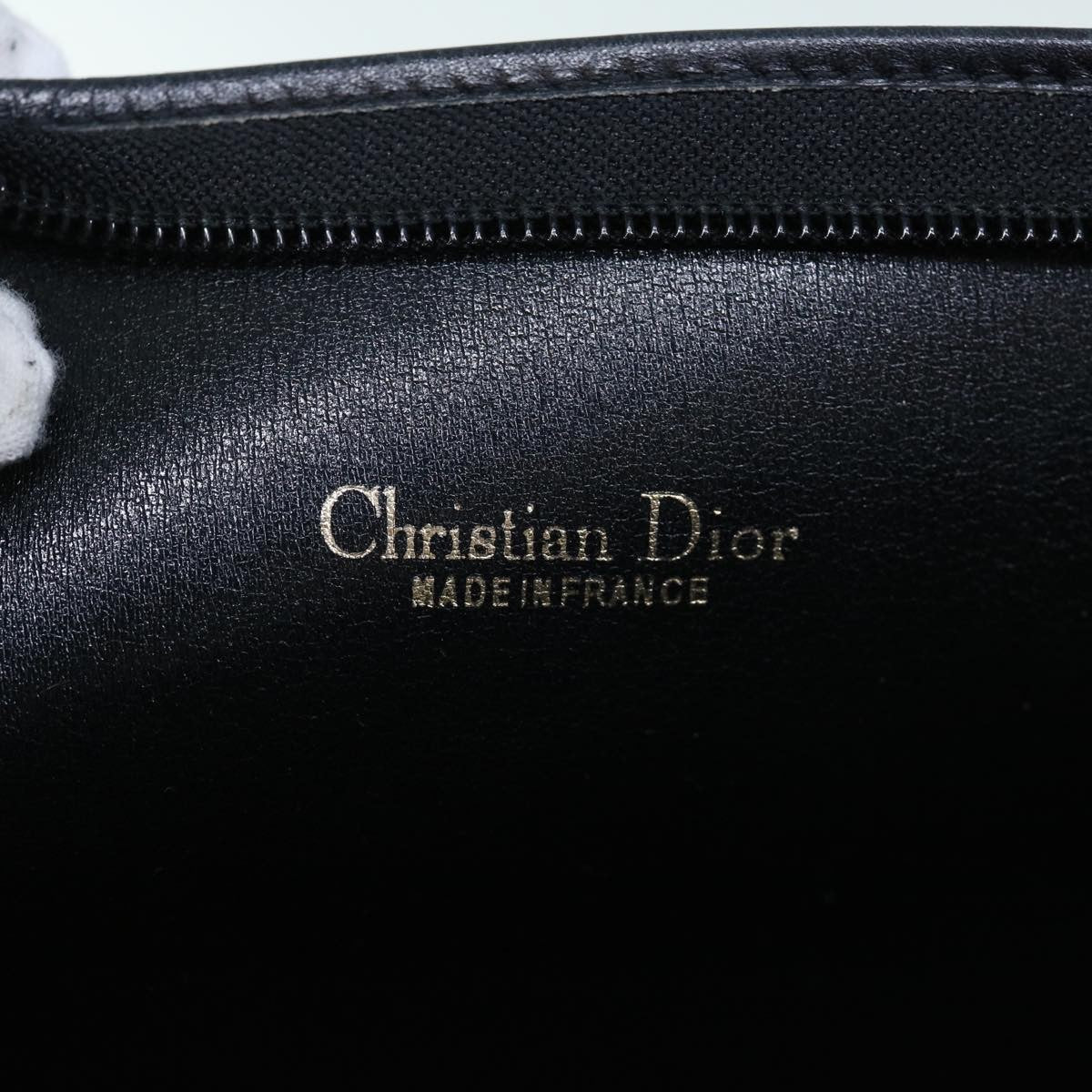 Christian Dior Vintage Trotter Pouch Diorissimo Canvas