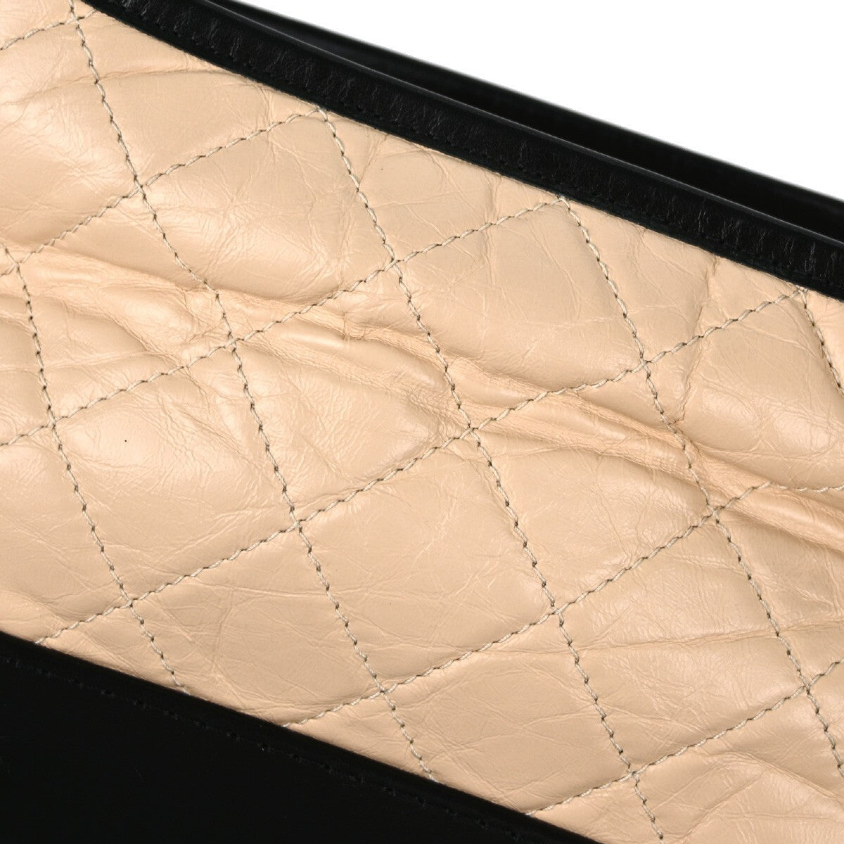 Chanel Bicolor Gabrielle Hobo Quilted Aged Calfskin