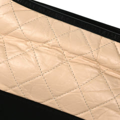 Chanel Bicolor Gabrielle Hobo Quilted Aged Calfskin