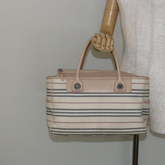 Burberry Nova Check Tote Canvas and Leather