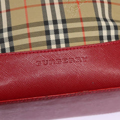 Burberry Nova Check Tote canvas check pattern