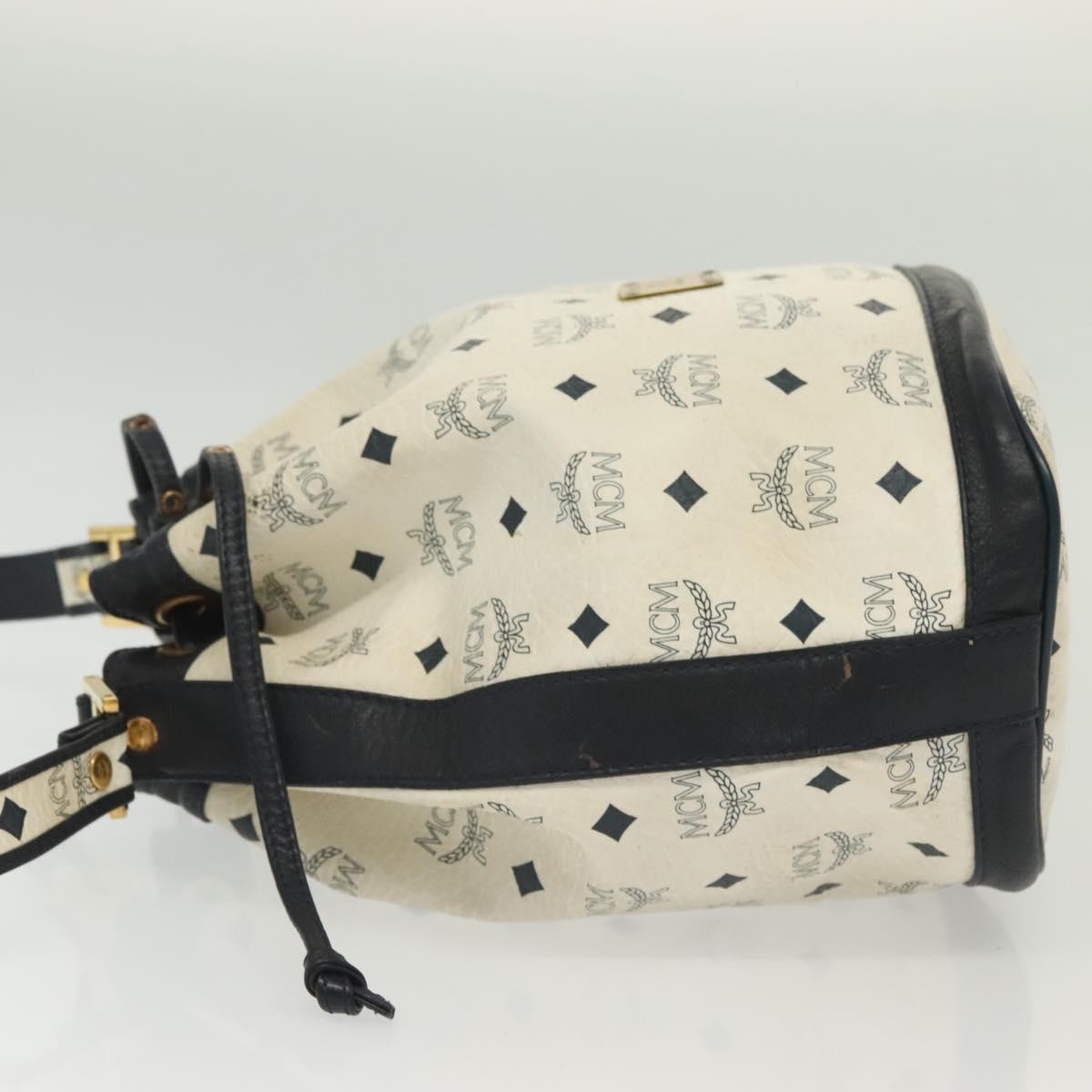 MCM Drawstring Shoulder Bag Leather