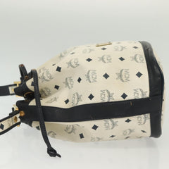 MCM Drawstring Shoulder Bag Leather