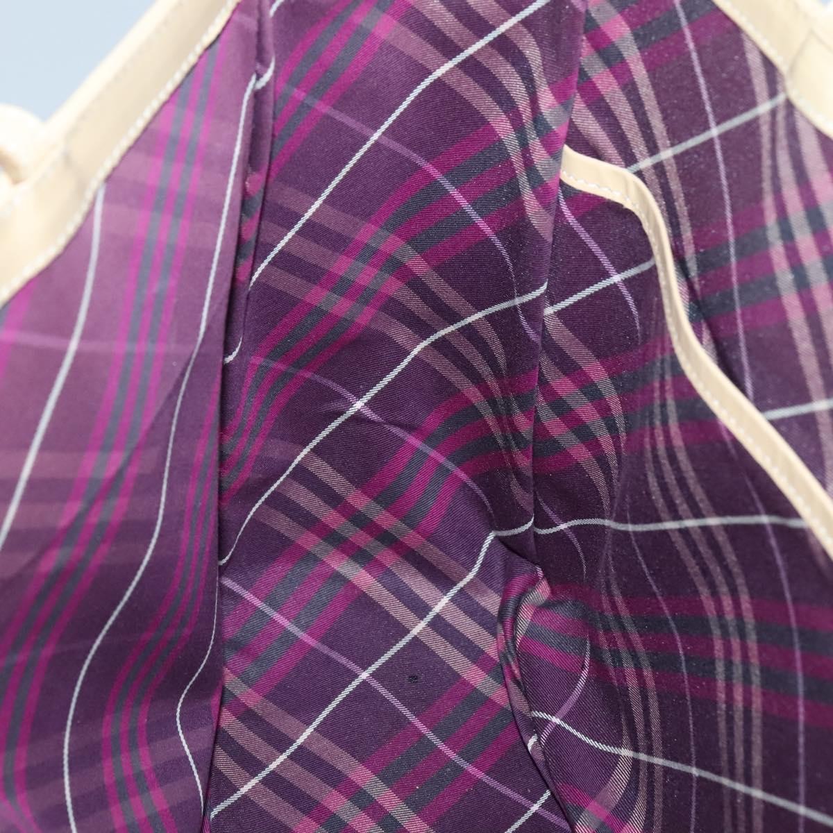 Burberry Nova Check Tote Leather