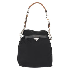 Prada Double Pocket Shoulder Bag Tessuto