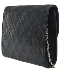 Chanel Vintage Round Flap Bag Quilted Lambskin