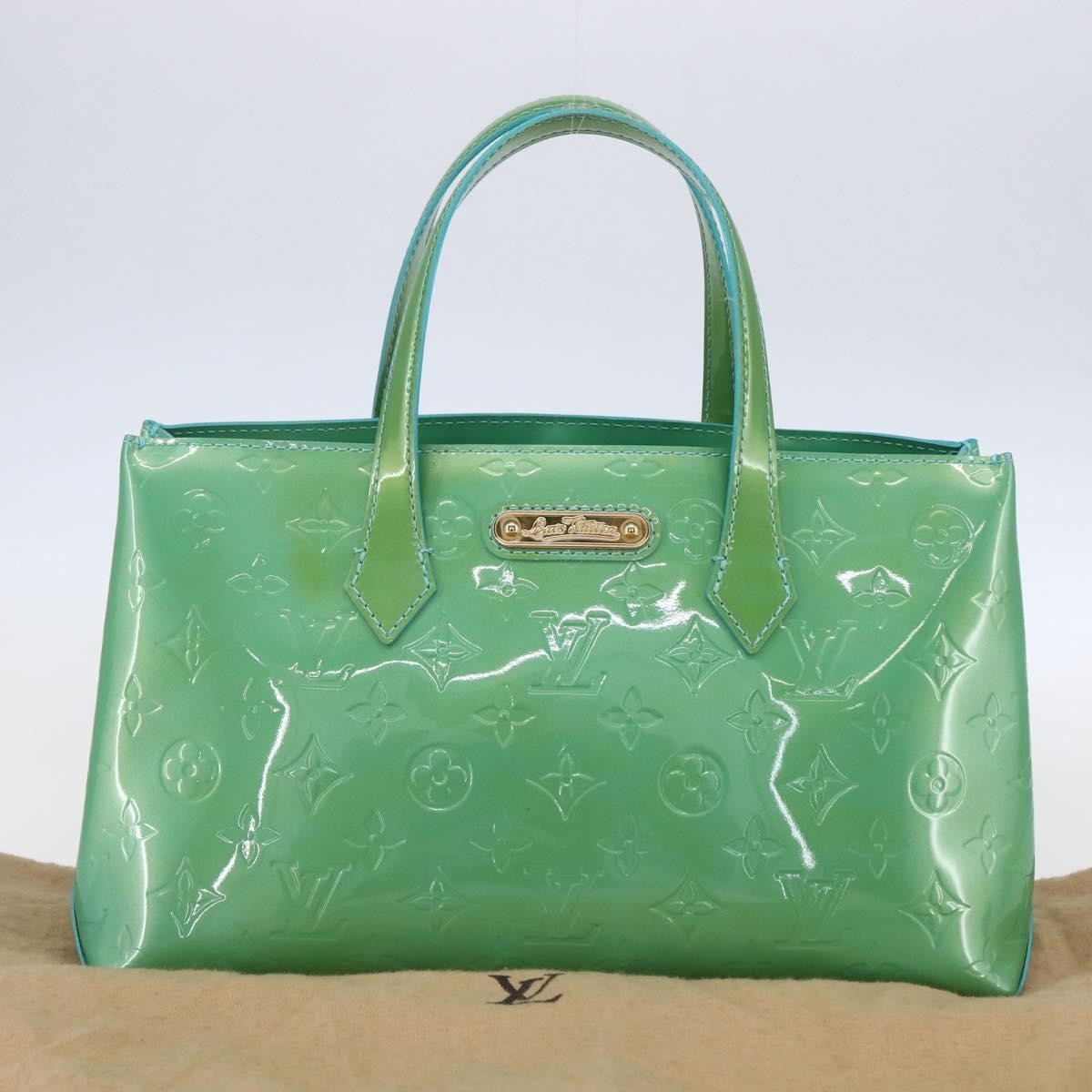 Louis Vuitton Wilshire Handbag Monogram Vernis