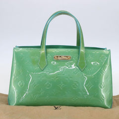 Louis Vuitton Wilshire Handbag Monogram Vernis