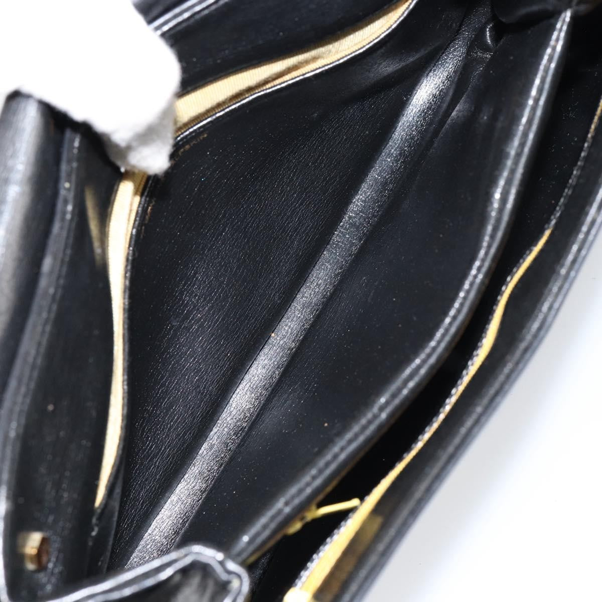 Christian Dior Vintage Chain Flap Shoulder Bag Leather