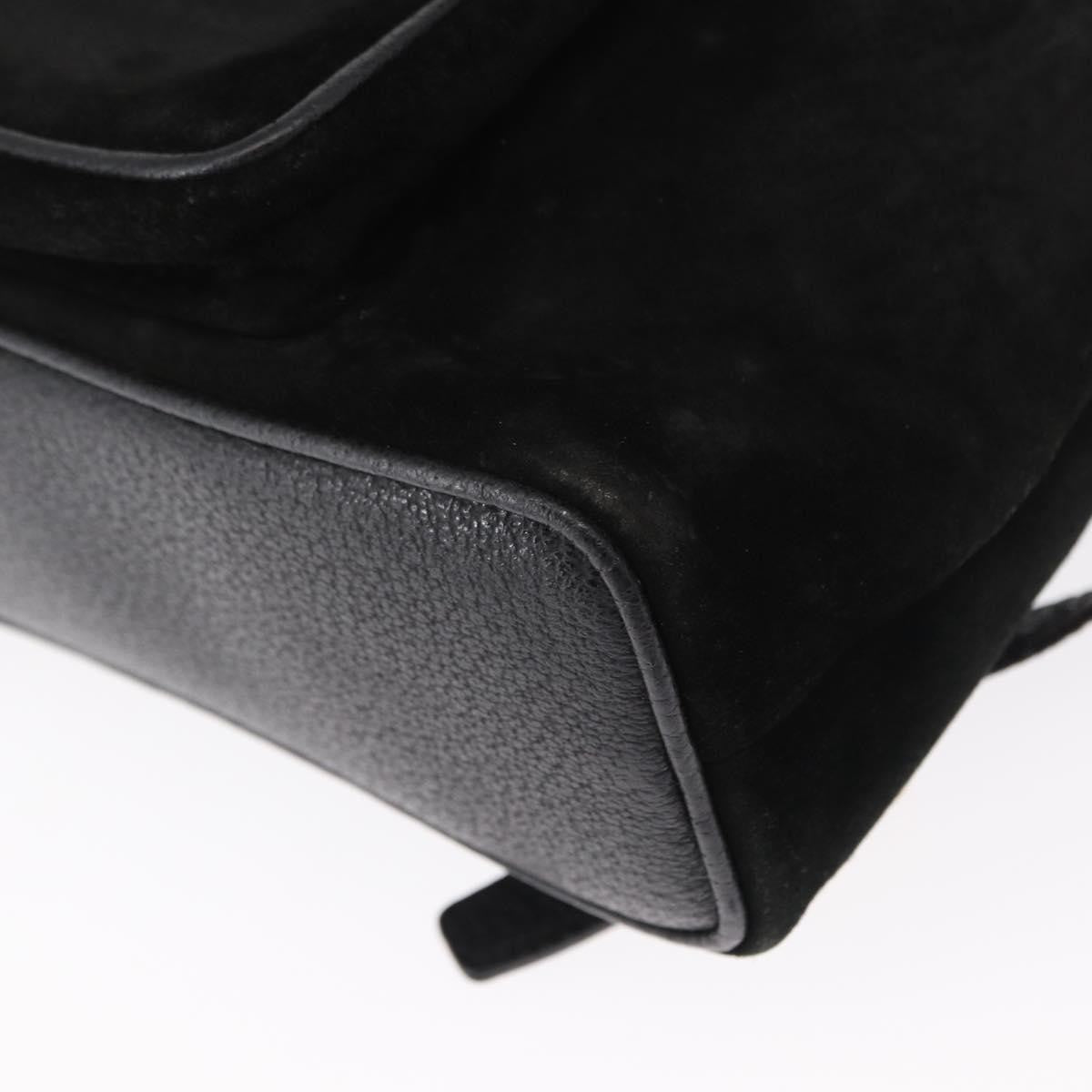 Gucci Vintage Bamboo Backpack Suede