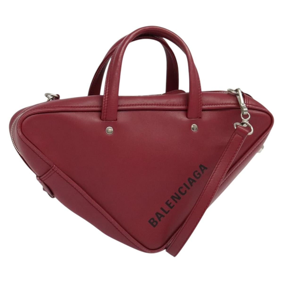 Balenciaga Triangle Duffle Bag Leather