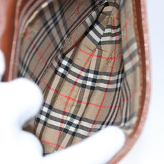 Burberry Flap Shoulder Bag Leather