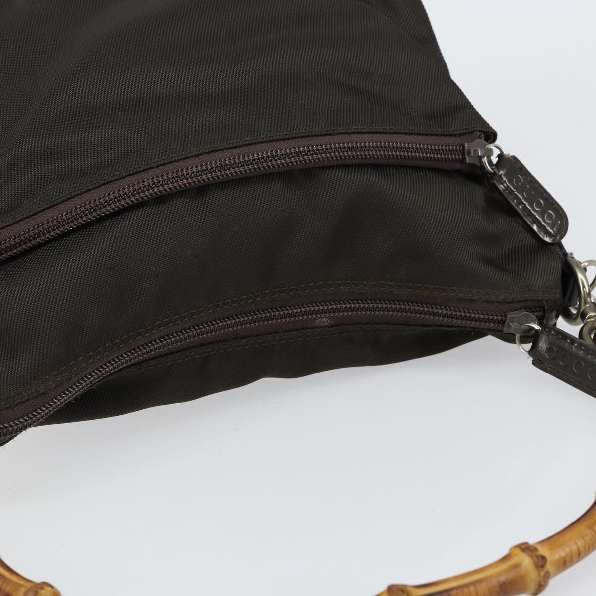 Gucci Vintage Bamboo Handle Bag Nylon