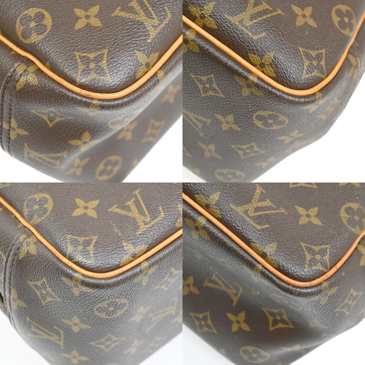 Louis Vuitton Deauville Handbag Monogram Canvas