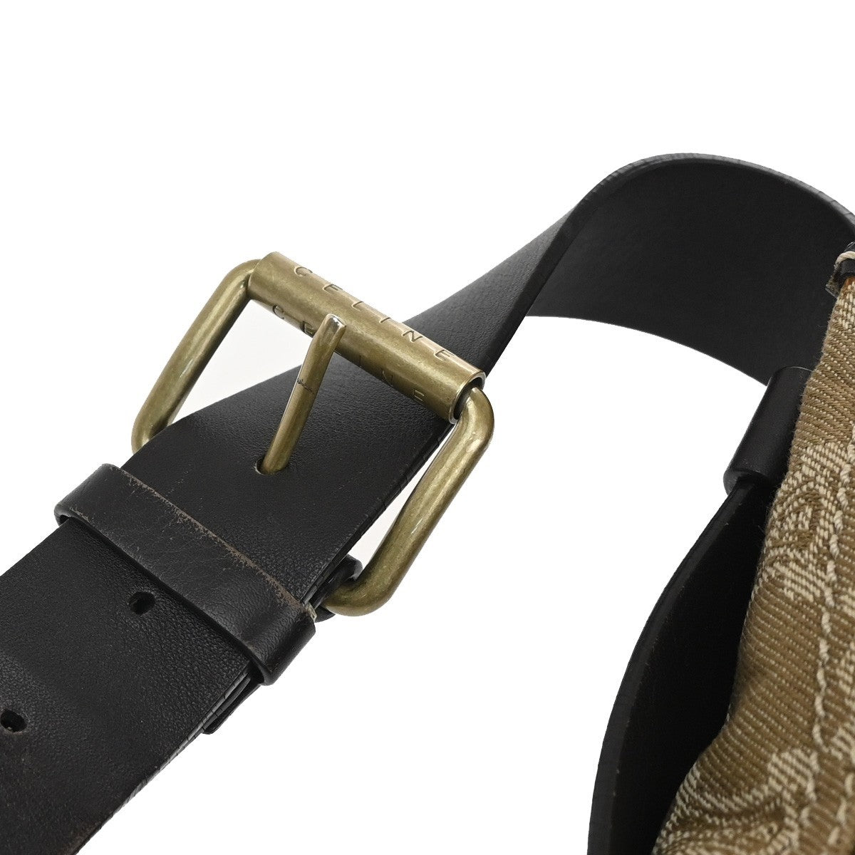 Celine Bum Bag Canvas with Leather