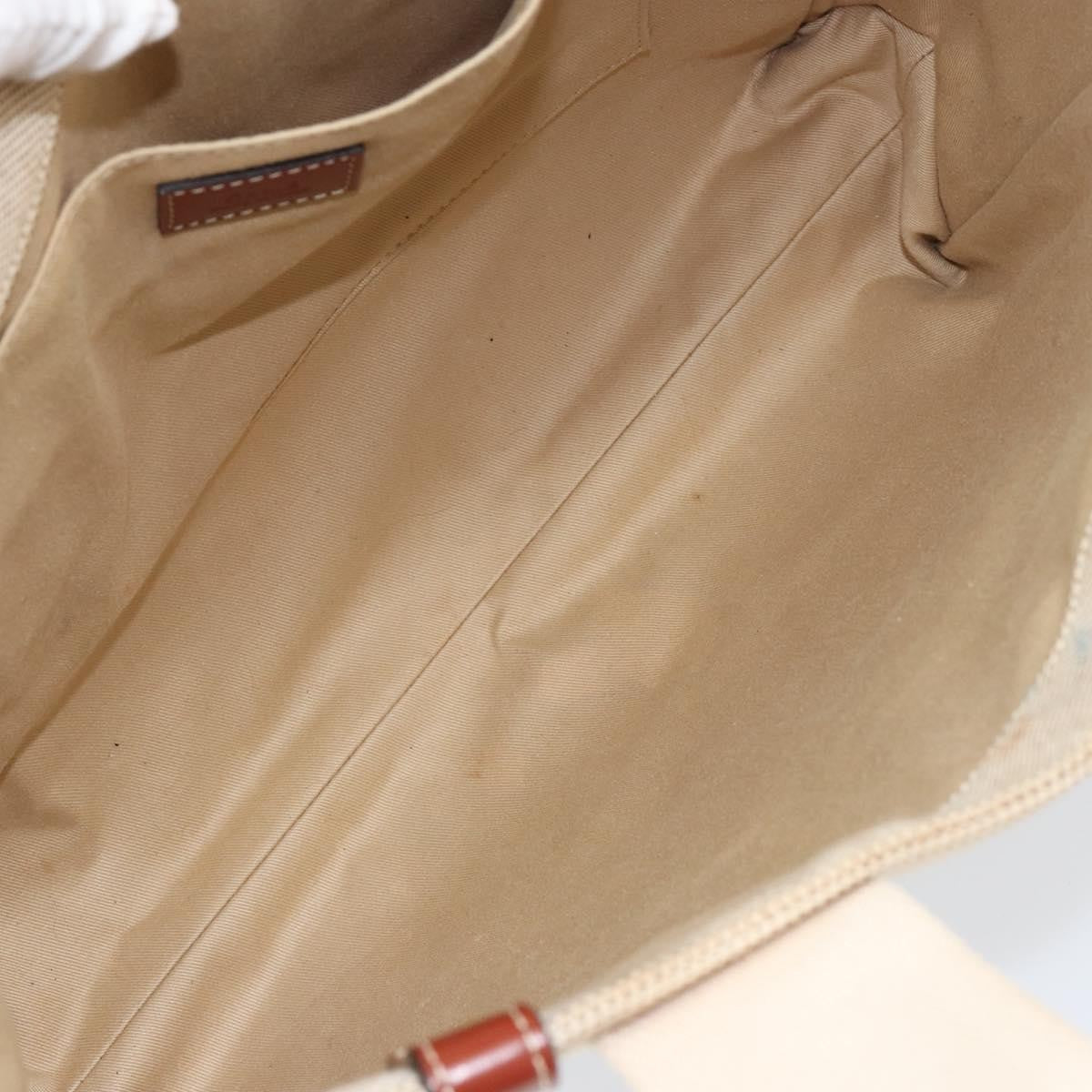 Chloe Woody Tote Canvas with Leather