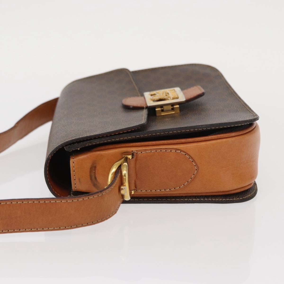 Celine Macadam Shoulder Bag PVC Leather