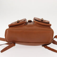 Gucci Vintage Bamboo Backpack Leather