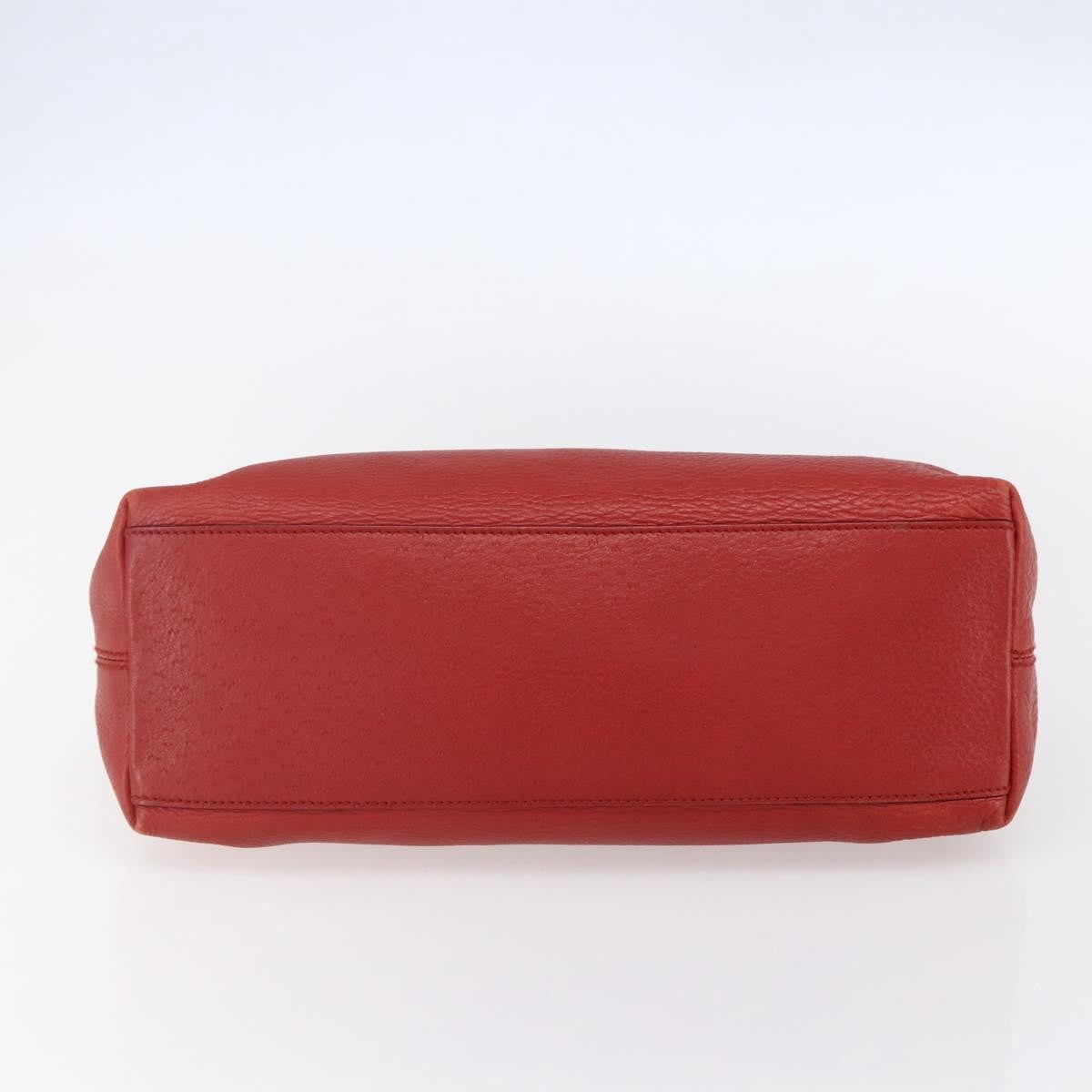 Salvatore Ferragamo Gancini Shoulder Bag Leather