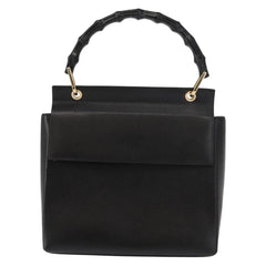 Gucci Vintage Bamboo Handle Bag Leather