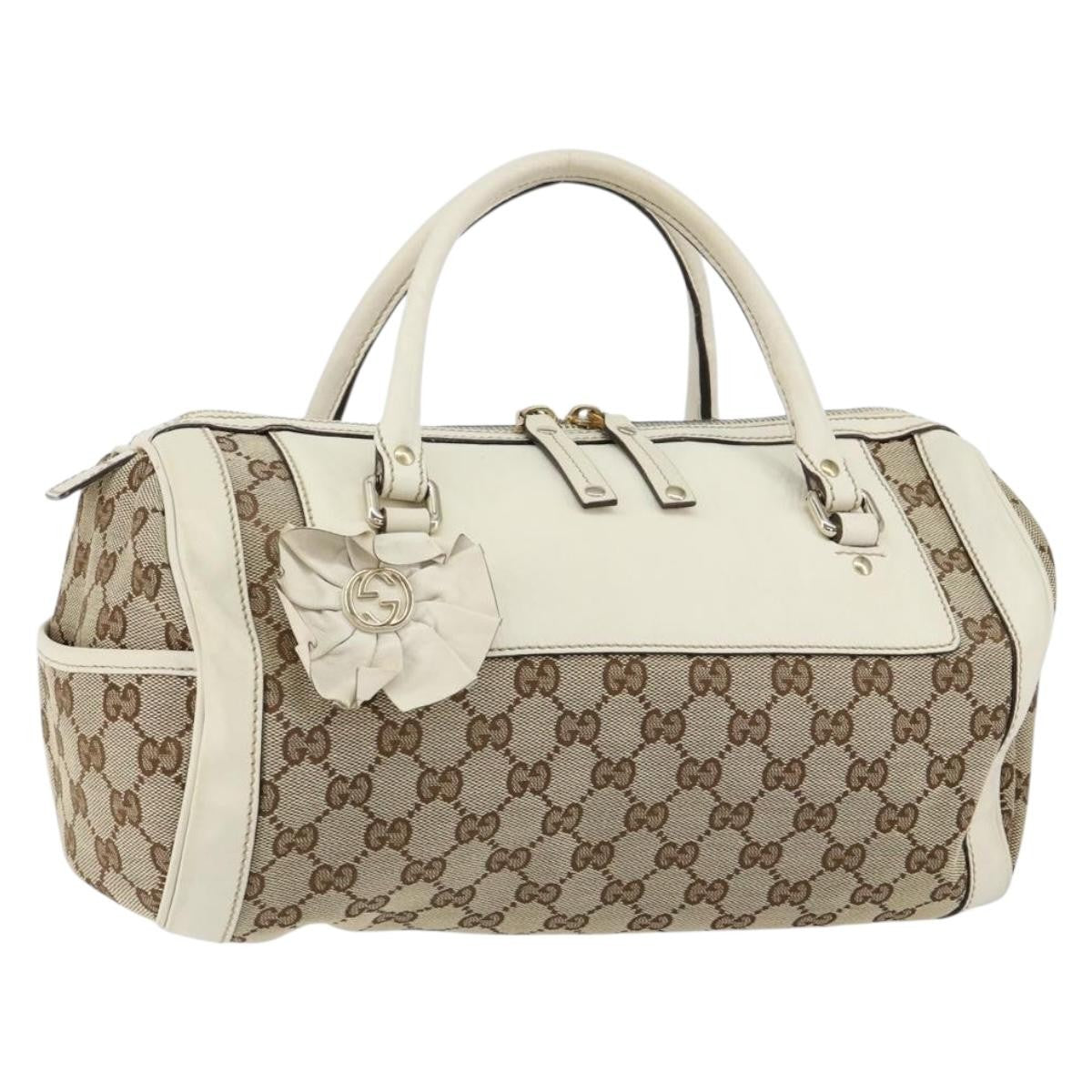 Gucci Trophy Boston Bag GG Canvas