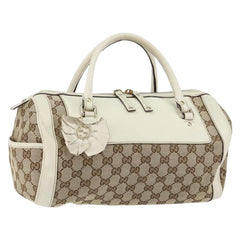 Gucci Trophy Boston Bag GG Canvas