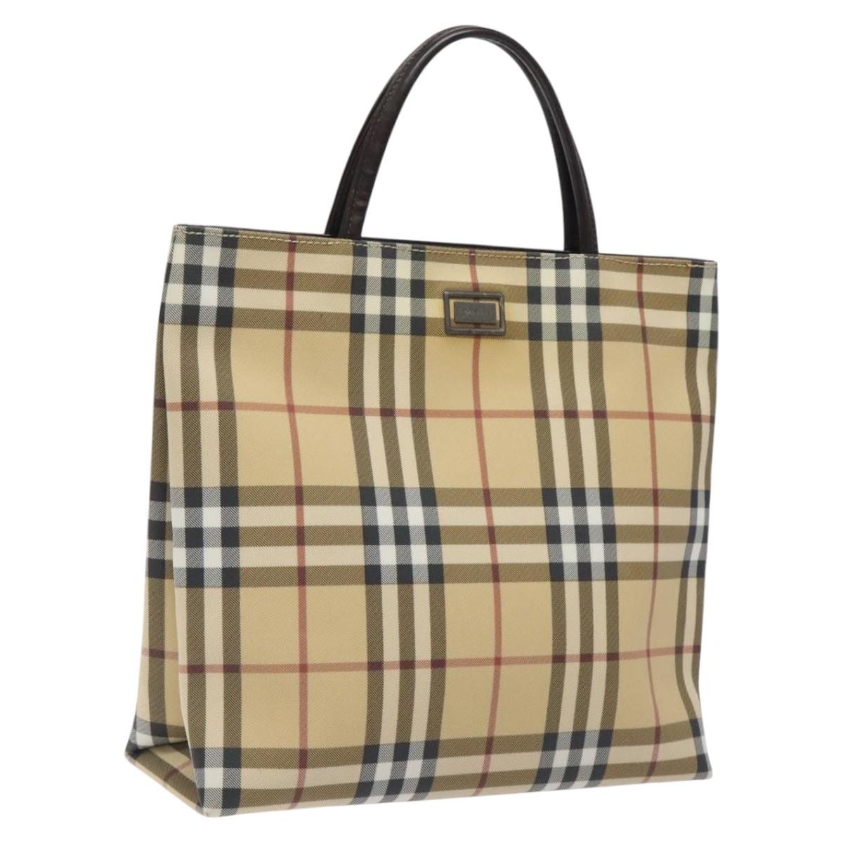 Burberry Nova Check Tote canvas check pattern