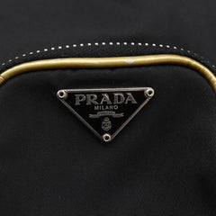 Prada Duet Drawstring Bucket Bag Tessuto