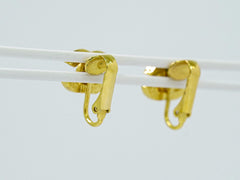 Chanel Vintage CC Clip-On Earrings Metal