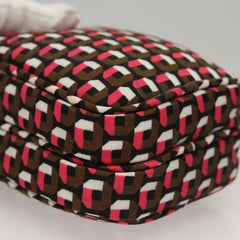 Prada Baguette Shoulder Bag Quilted Tessuto with Leather