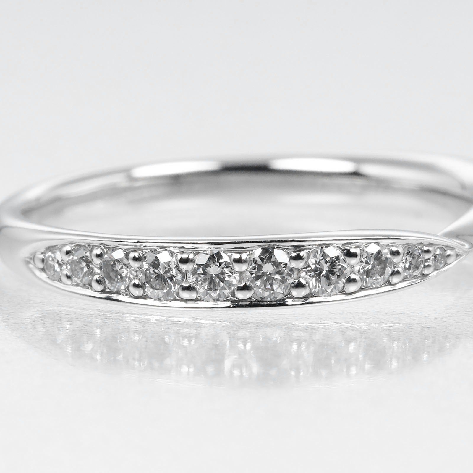 Tiffany & Co. Harmony Band Ring Platinum and Diamonds