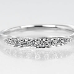 Tiffany & Co. Harmony Band Ring Platinum and Diamonds