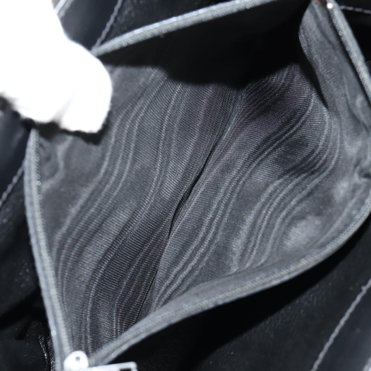 Celine Vintage Convertible Top Handle Bag Macadam Coated Canvas