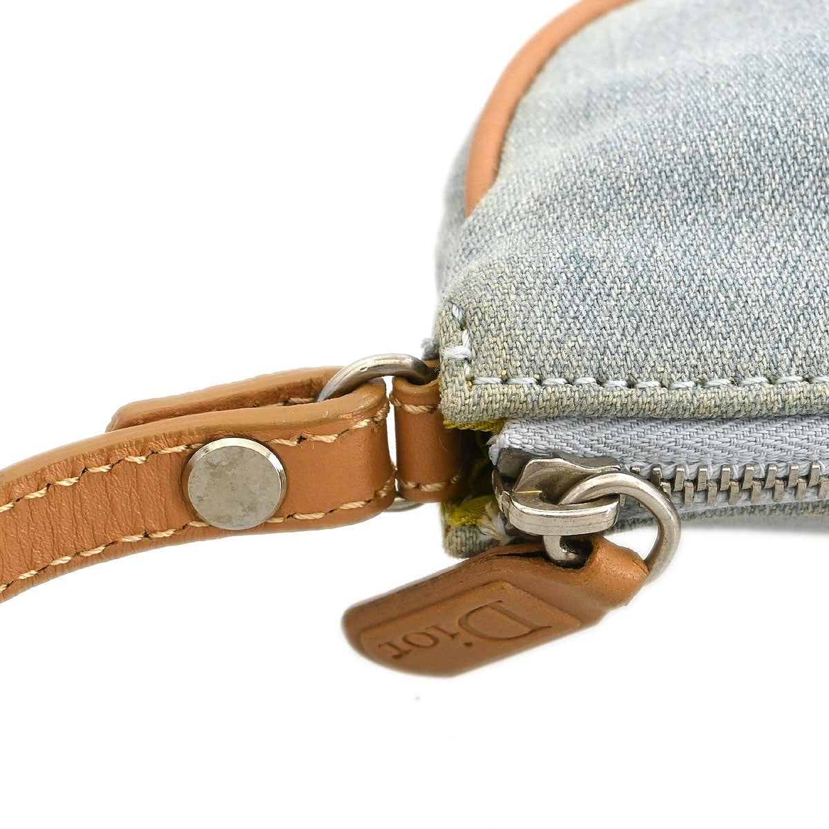 Christian Dior Vintage Saddle Bag Denim
