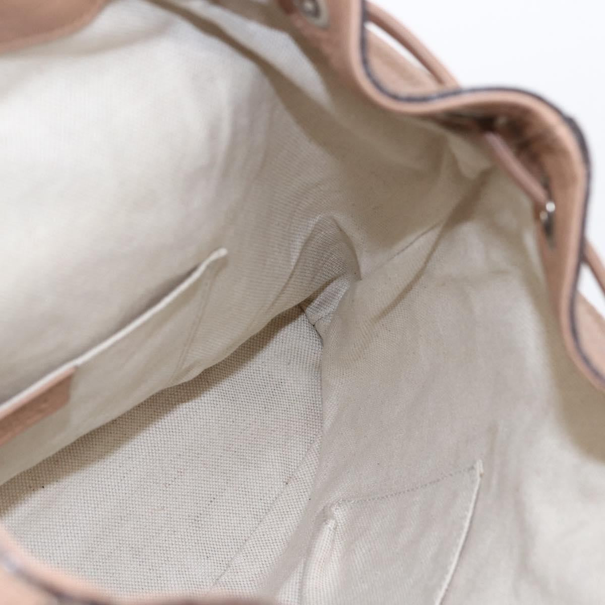 Gucci Vintage Bamboo Backpack Leather