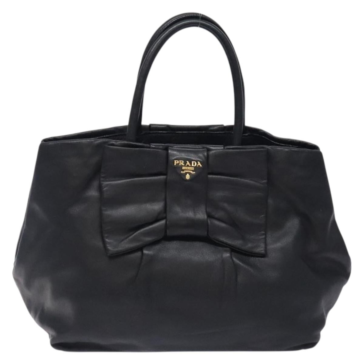 Prada Bow Tote Leather