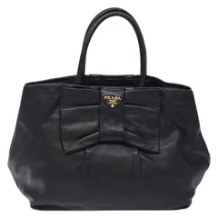 Prada Bow Tote Leather