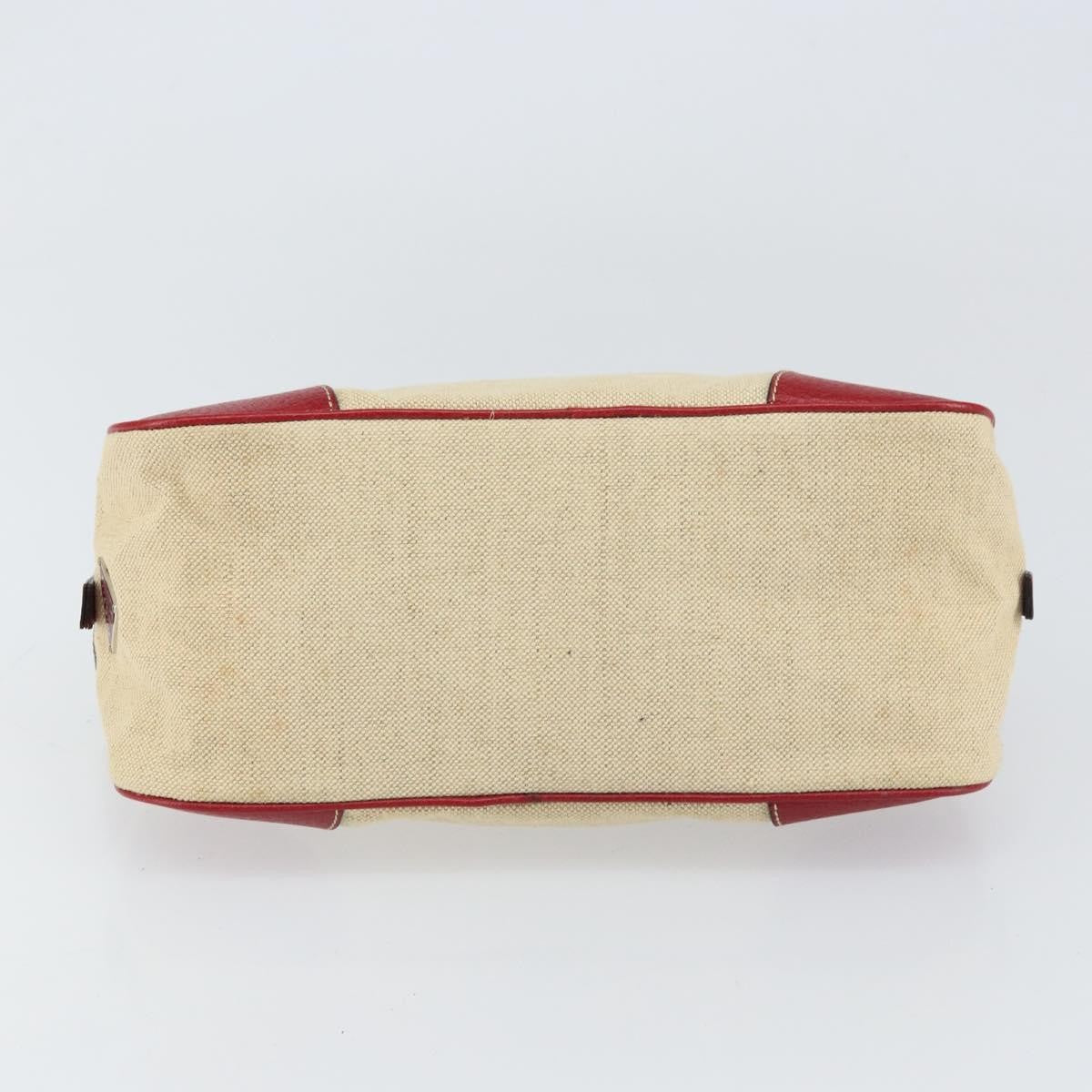 Prada Bowler Bag Canvas with Leather