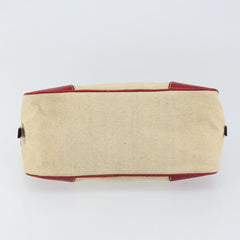 Prada Bowler Bag Canvas with Leather