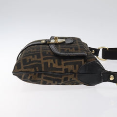 Fendi Chef Zip Crossbody Bag Zucca Canvas