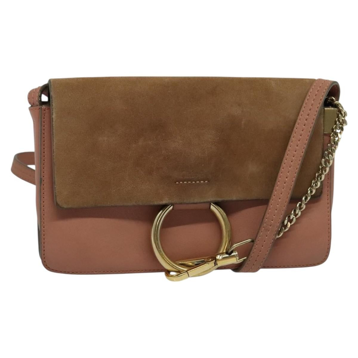 Chloe Faye Crossbody Leather and Suede