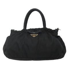 Prada Bow Convertible Tote Tessuto