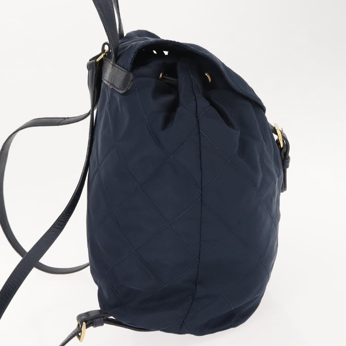 Prada Buckle Backpack Quilted Tessuto