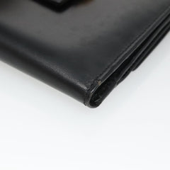 Celine Circle Logo Compact Wallet Leather