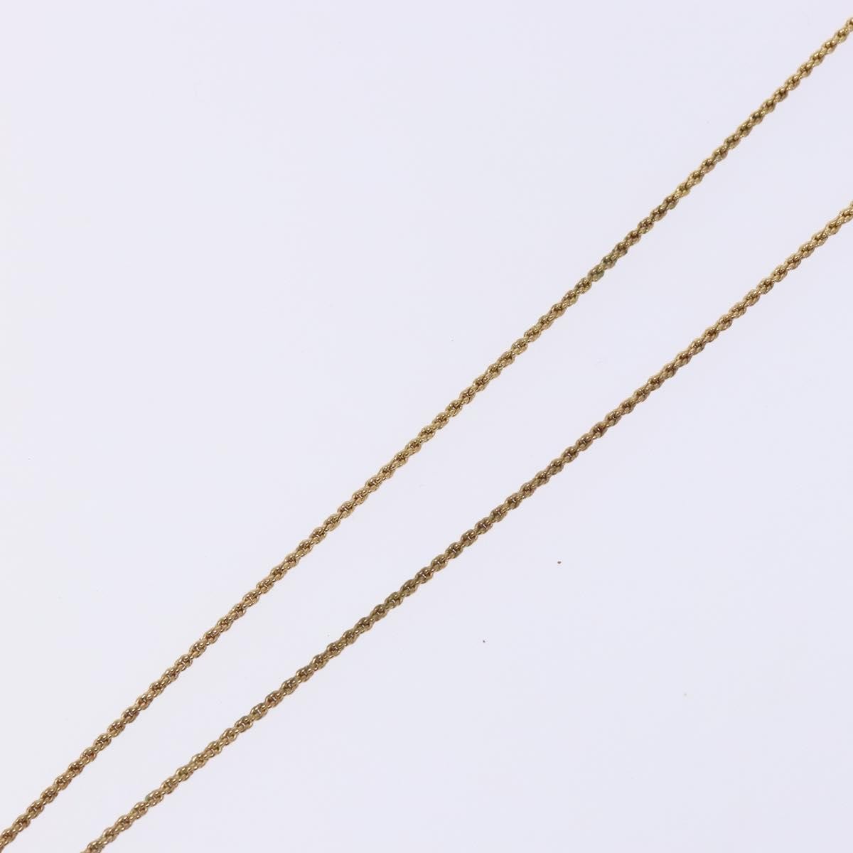 Christian Dior CD Round Pendant Necklace Metal