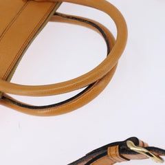 Versace Vintage Sun Zip Satchel Embossed Leather