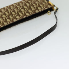 Christian Dior Vintage Trotter Shoulder Bag Canvas