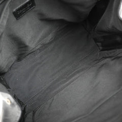 Chanel Surpique Zip Around Satchel Quilted Leather